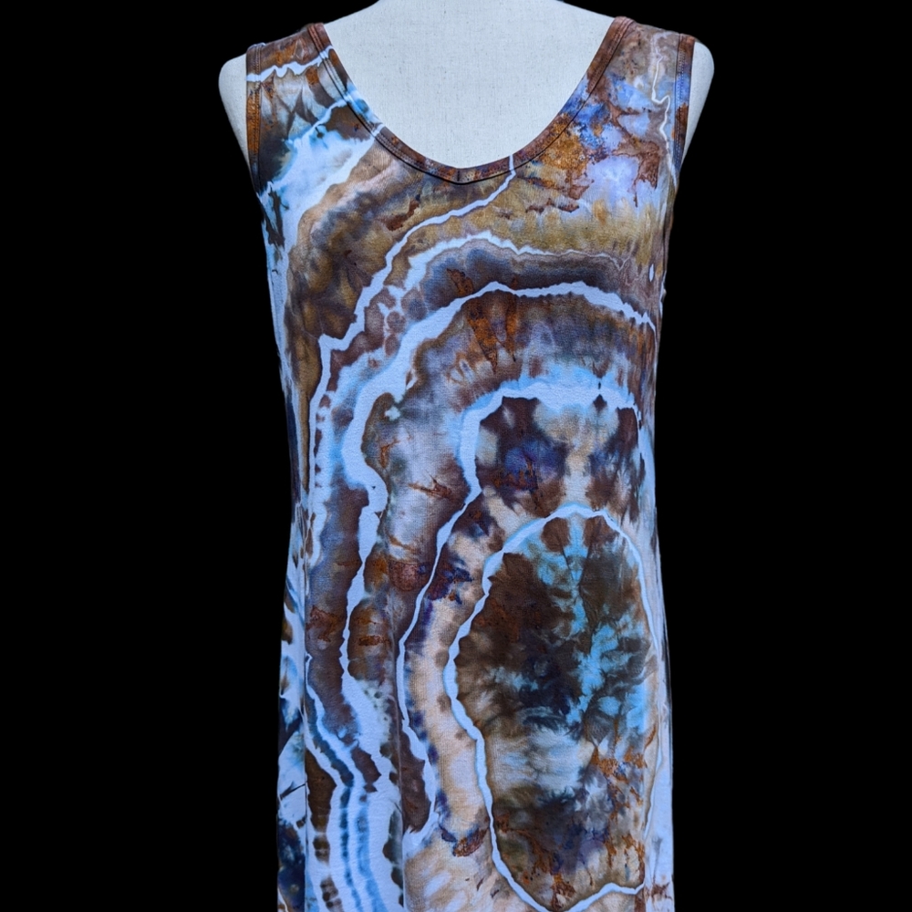 Hand dyed Maxi dress
